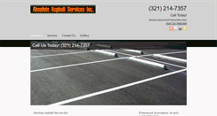 Desktop Screenshot of absoluteasphaltservices.net